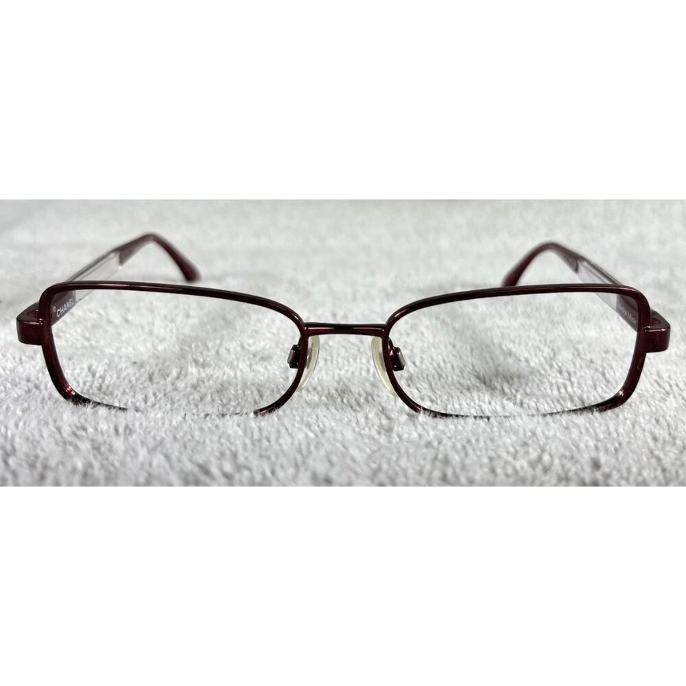 Chanel 2153 c.415 Marble Red Eyeglasses Collection Miroir Frames 53-16-135 Italy - Picture 4 of 9